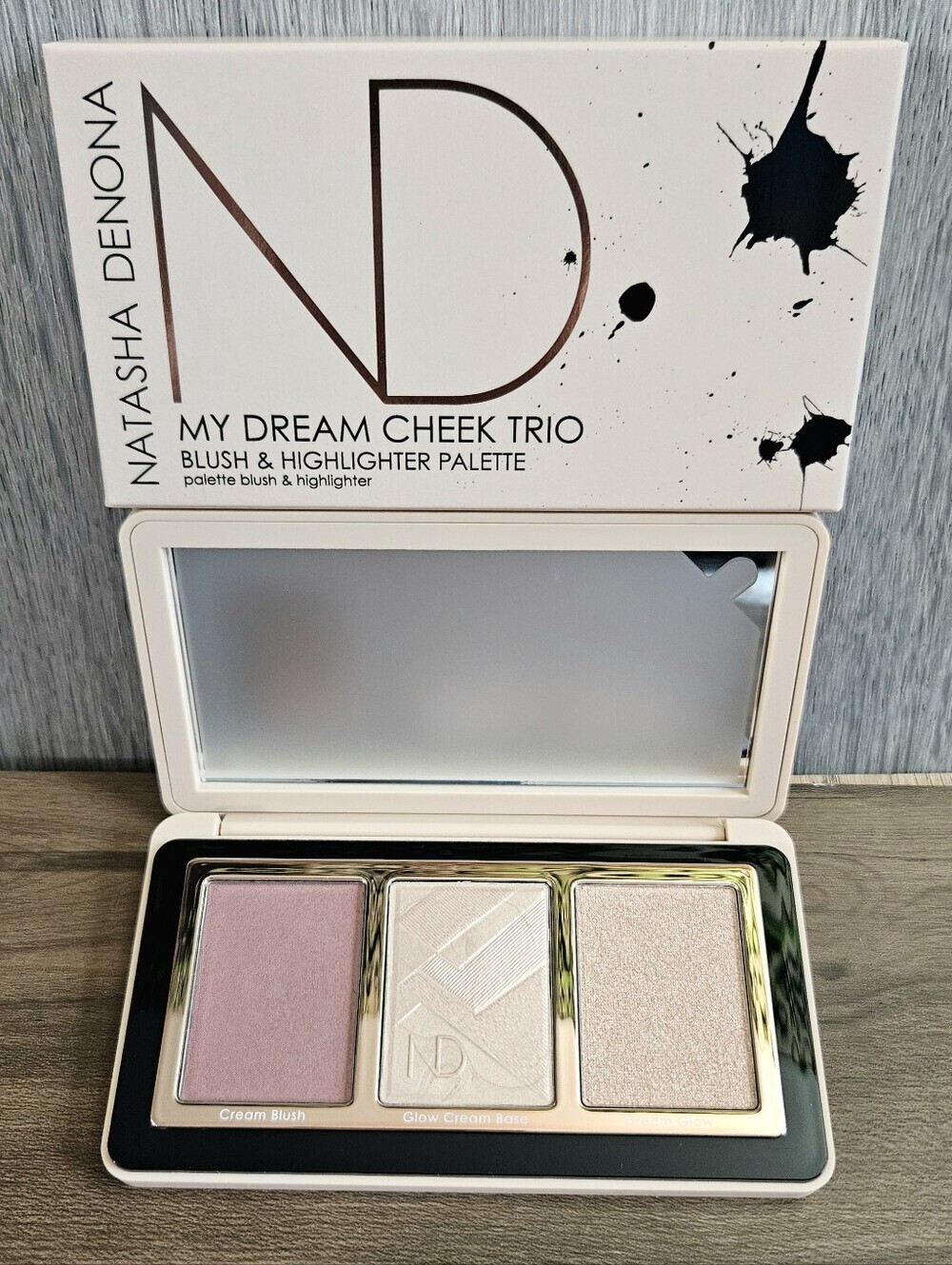 Natasha Denona MY DREAM Cheek Trio Blush & Highlighter Mini Palette NEW MSRP $48